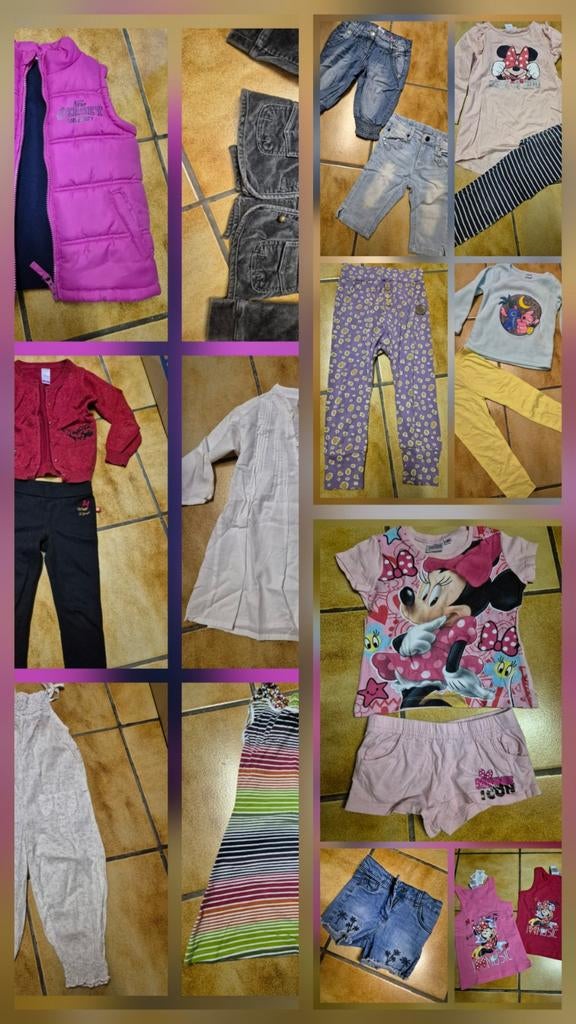 Kledingslot voor meisjes van 3 jaar, Ophalen, Gebruikt, Maat 98