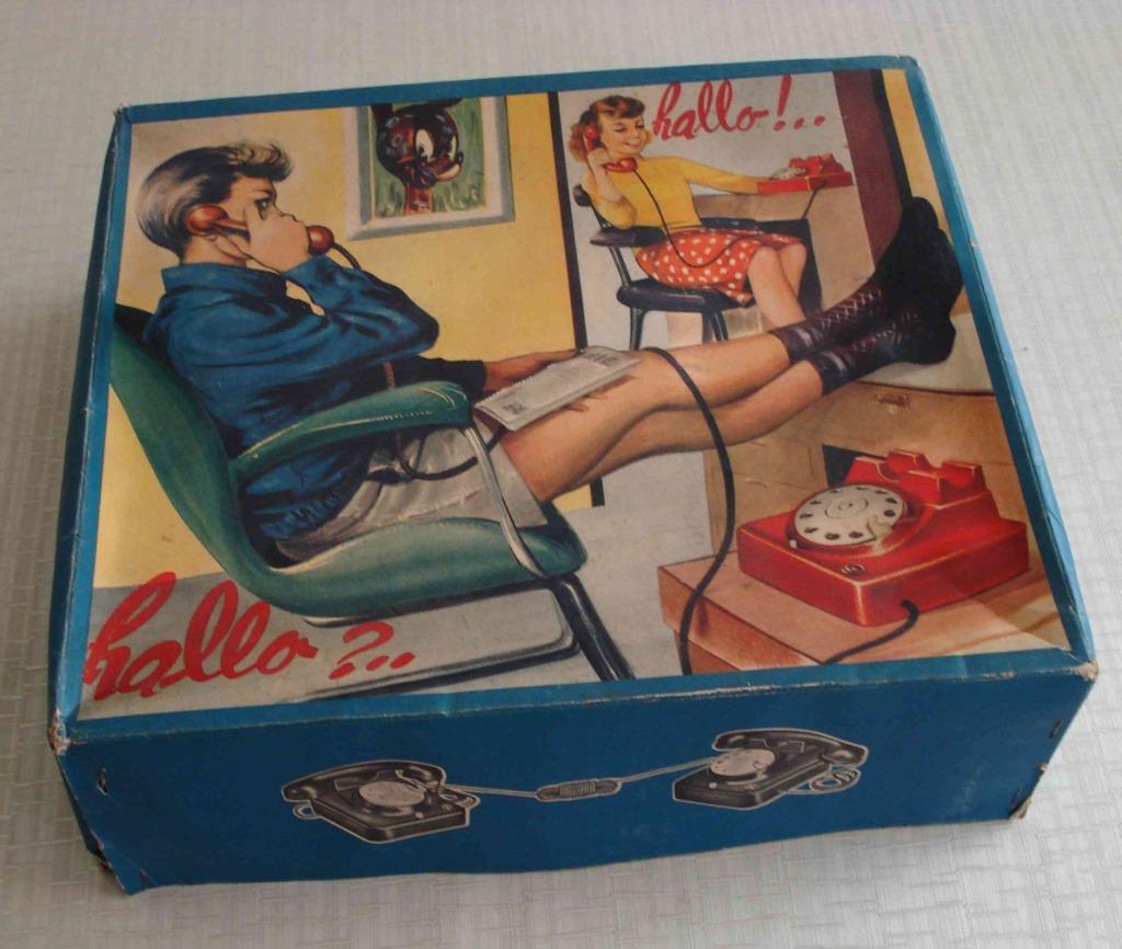 Telefoni comunicanti Art-P-75 INGAP - jaren '50, Verzamelen, Ophalen, Gebruikt, Verpakking