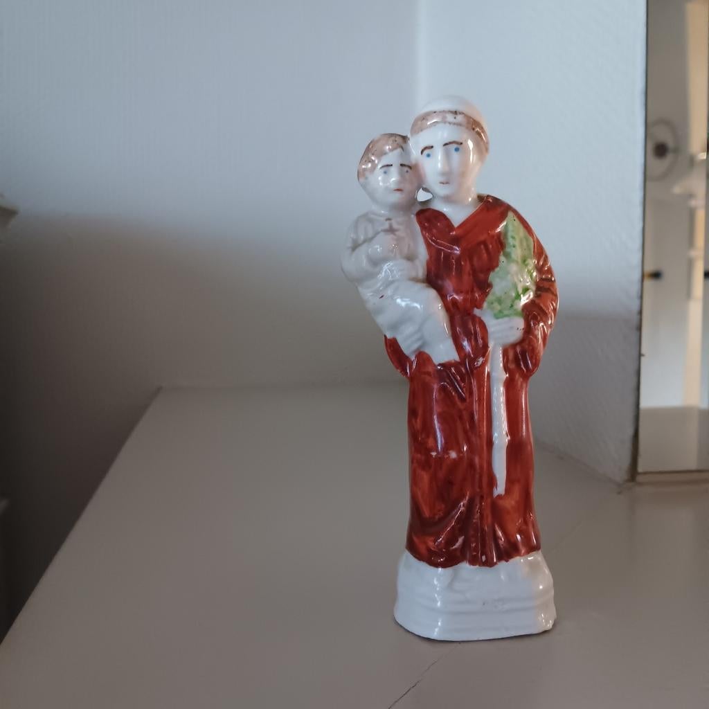 Figurine religieuse en porcelaine antique, Enlèvement ou Envoi, Comme neuf, Image