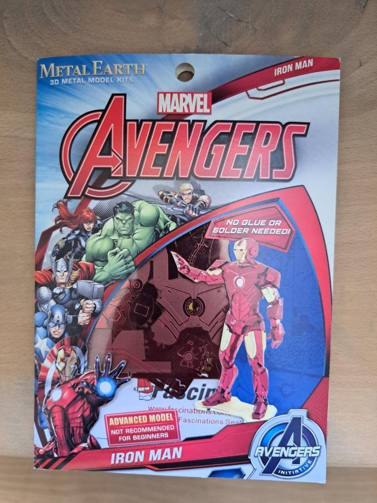 Iron Man Marvel Avengers Metal Earth, Ophalen, Nieuw, Figuur of Figuren
