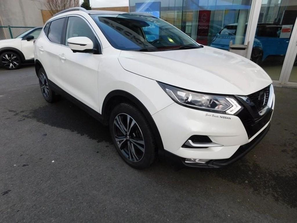 Nissan Qashqai 1.3 DIG-T N-Connecta  3 JAAR WAARBORG, Emergency brake assist, Wit, Bedrijf, 103 kW