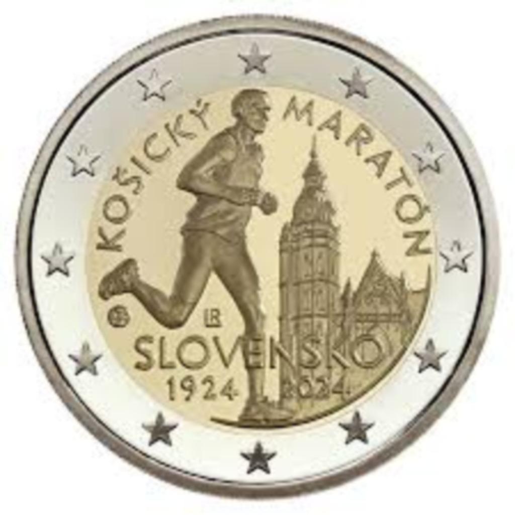 NIEUW 2 euro Slowakije 2024 'Marathon Kosice', Ophalen of Verzenden, Slowakije, 2 euro, Losse munt
