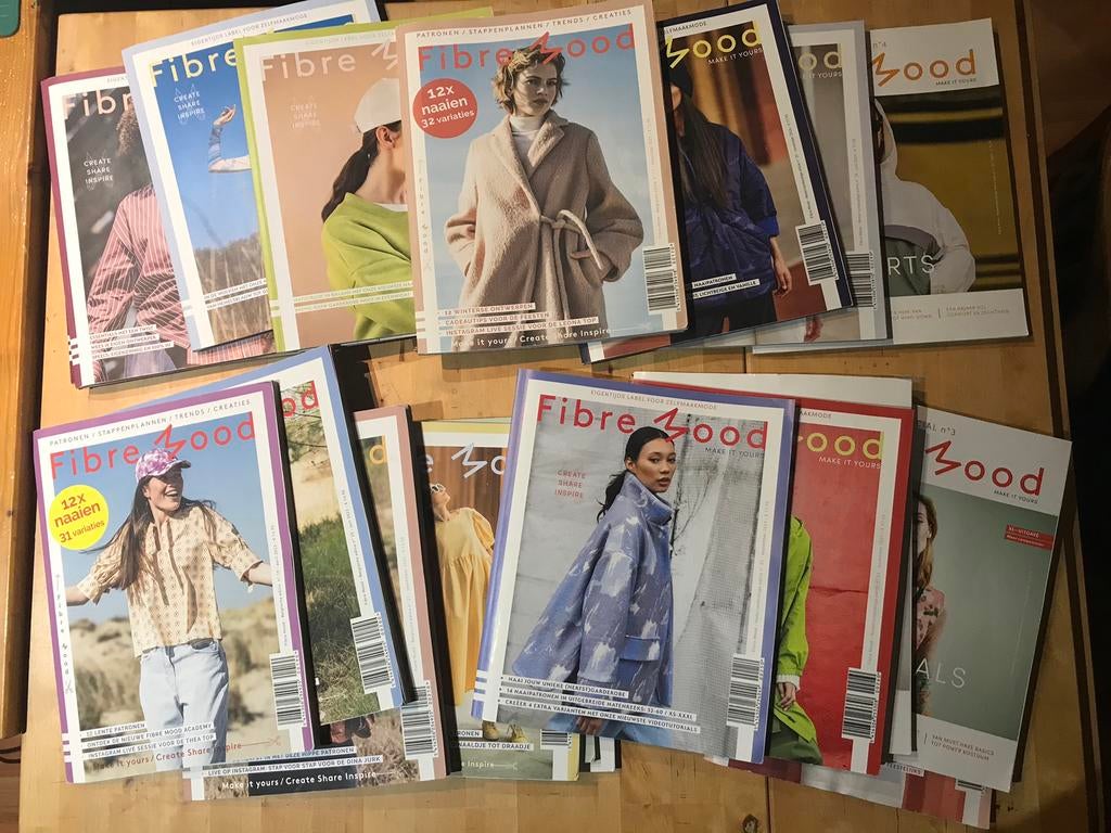 Fibre Mood Naaimagazines met patronen, Boeken, Ophalen, Zo goed als nieuw
