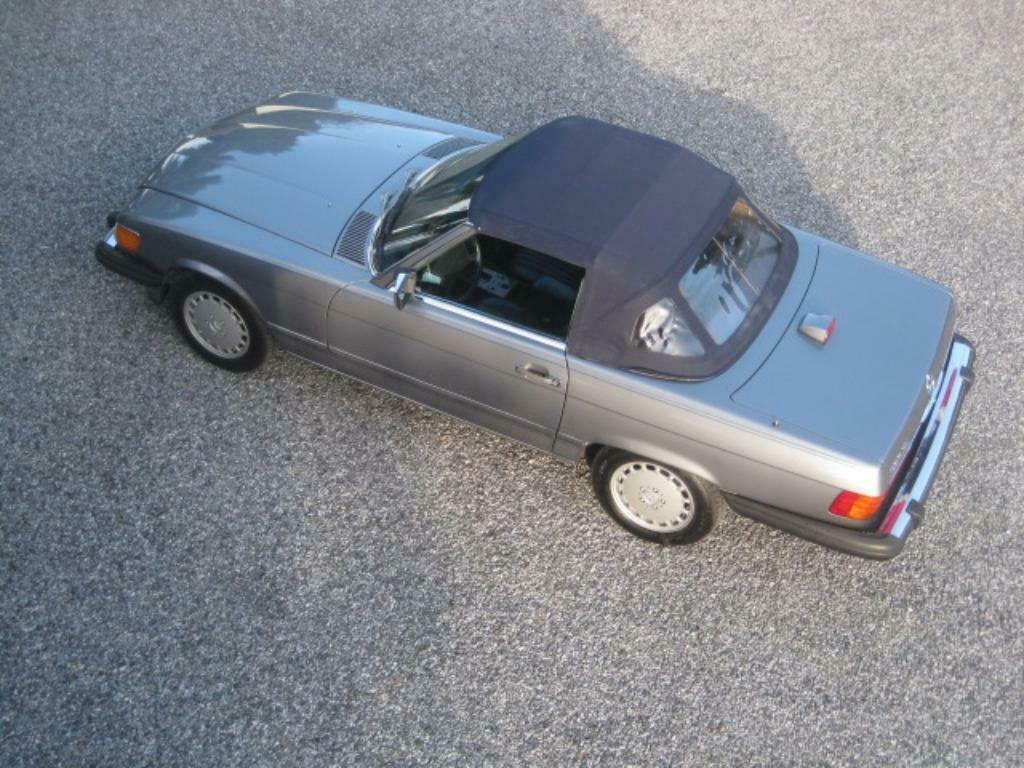 Mercedes SL 560 Cabrio 87 Pearl Grey Metallic 4 zit +Carfax, foto 7