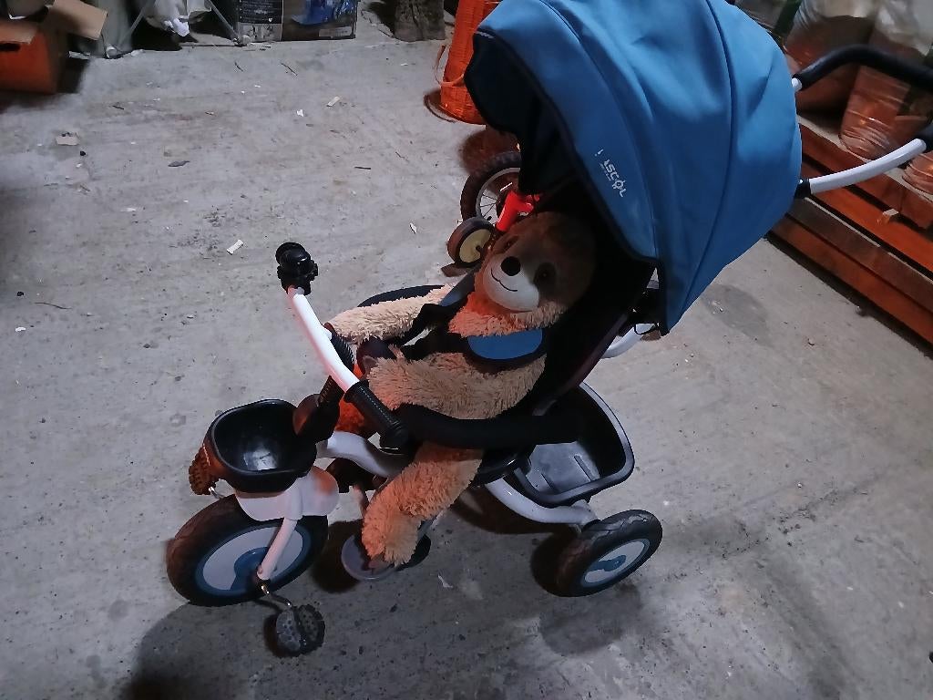 Tricycle évolutif 4 en 1 Fascol, Ophalen, Zo goed als nieuw, Verstelbare zitting