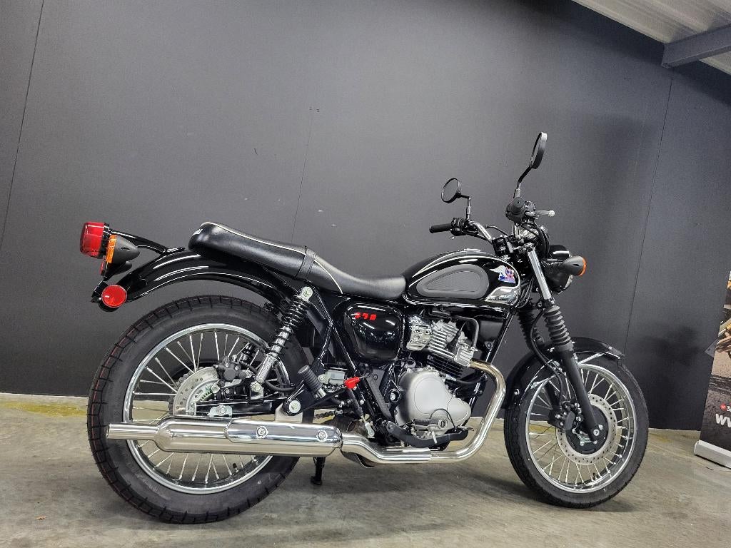 2026 Kawasaki Meguro S1 (4j garantie, 4j assistance), Bedrijf, Minimaal motorrijbewijs A2, 1 cilinder, 12 t/m 35 kW