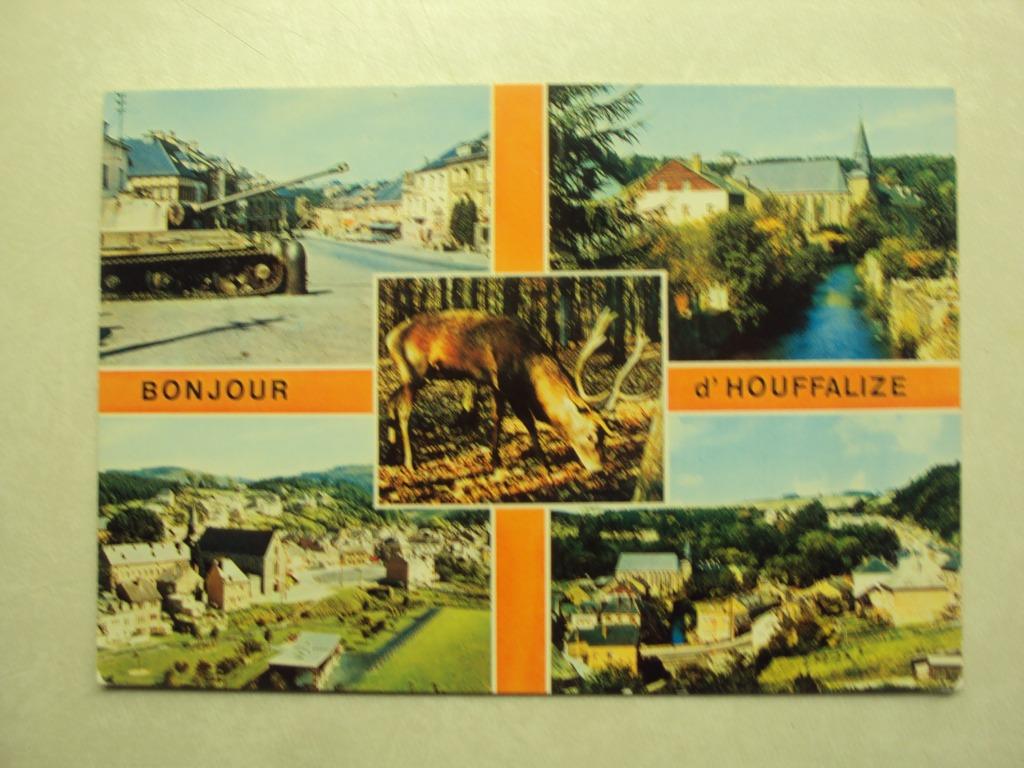 51858 - BONJOUR D'HOUFFALIZE - 5 ZICHTEN, Collections, Envoi