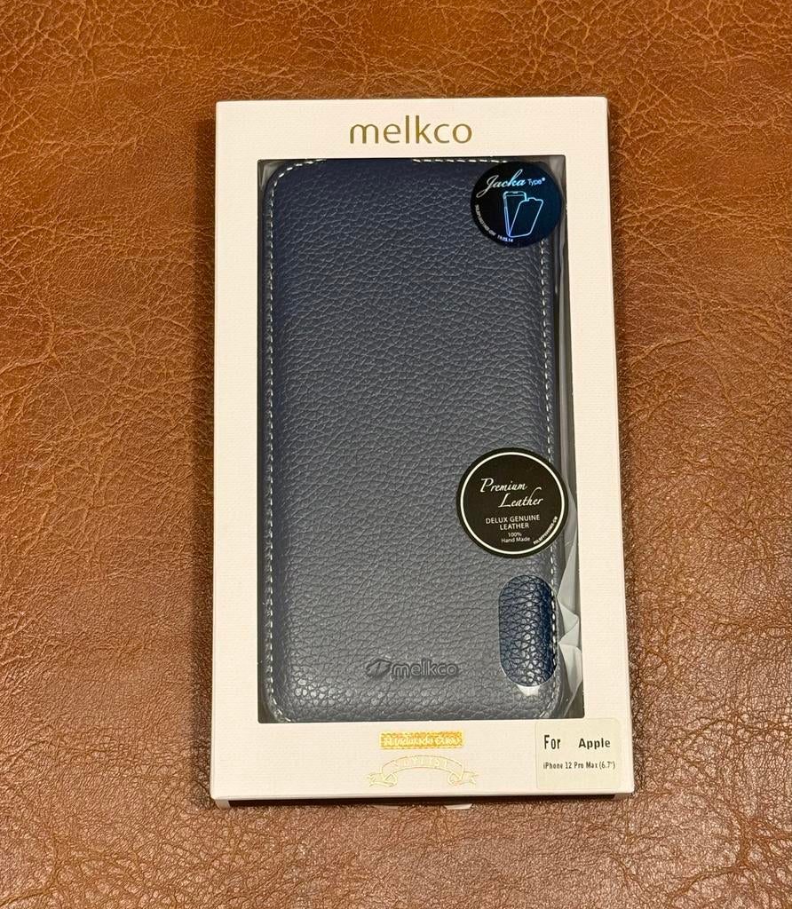 Melkco Flipcase Blauw voor iPhone 12 Pro Max., Télécoms, Téléphonie mobile | Housses, Coques & Façades | Apple iPhone, Enlèvement