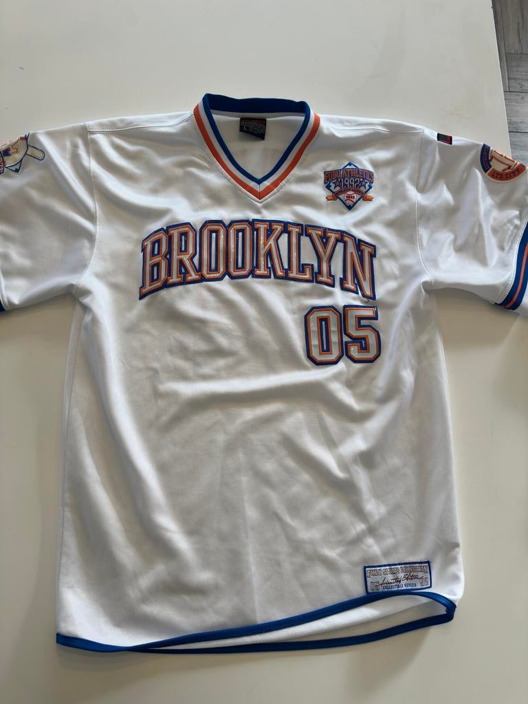 Fubu Broonlyn jersey 05 wit, Sport en Fitness, Honkbal en Softbal, Ophalen, Zo goed als nieuw