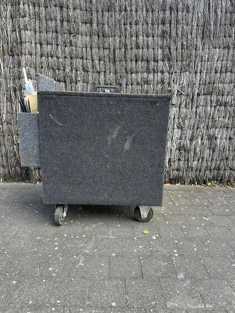 Houten kist op wielen met perslucht, Ophalen of Verzenden, Gebruikt