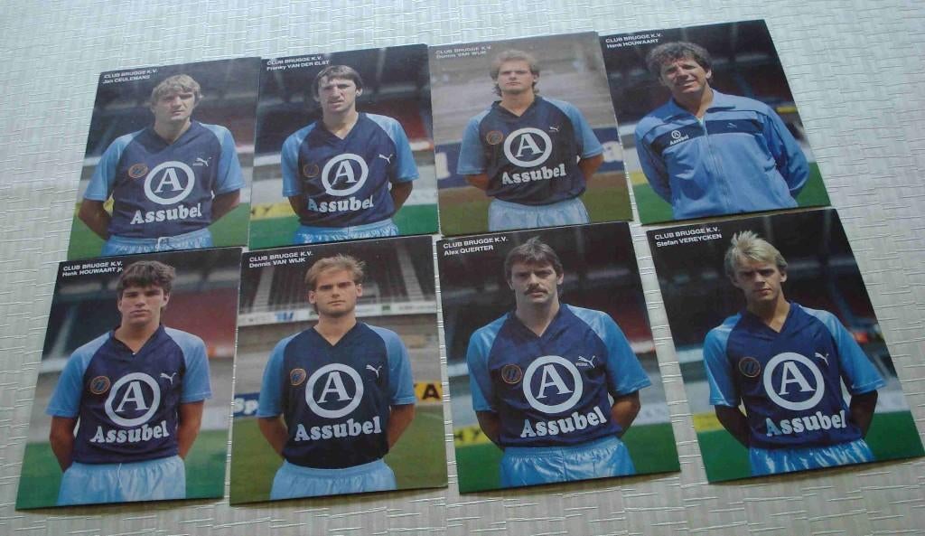 Foto's spelers Club Brugge jaren '80, Ophalen of Verzenden, Gebruikt, Foto