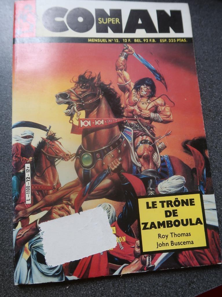 strip  super conan le trôn de zamboula, Boeken, Stripverhalen, Eén stripboek, Ophalen of Verzenden, Gelezen