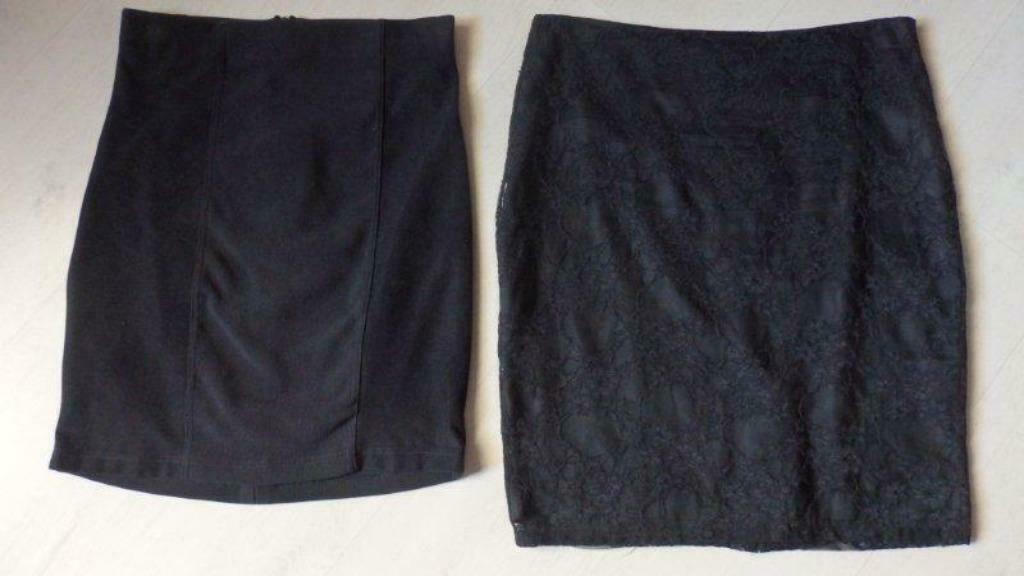 2 zwarte rokjes 'Little black skirt ', Kleding | Dames, Rokken, Zo goed als nieuw, Maat 38/40 (M), Zwart, Boven de knie, Ophalen