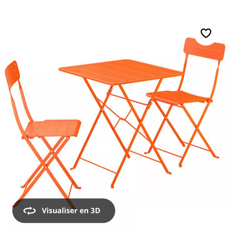 Table et deux chaises neuves, Enlèvement, Neuf