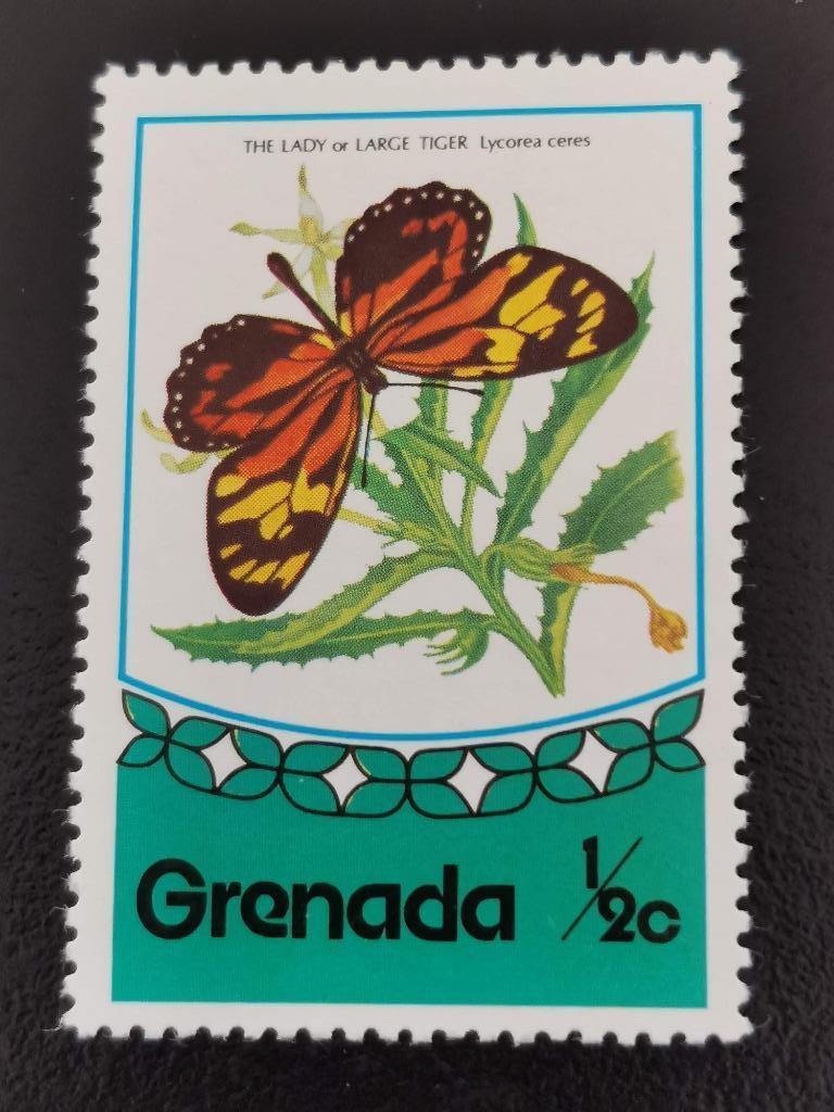 Grenade 1975 - papillons - insectes **, Enlèvement ou Envoi, Non oblitéré, Amérique du Nord