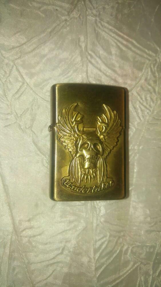 Briquet aansteker doré undertaker année 2000 comme zippo, Ophalen of Verzenden, Zo goed als nieuw, Aansteker