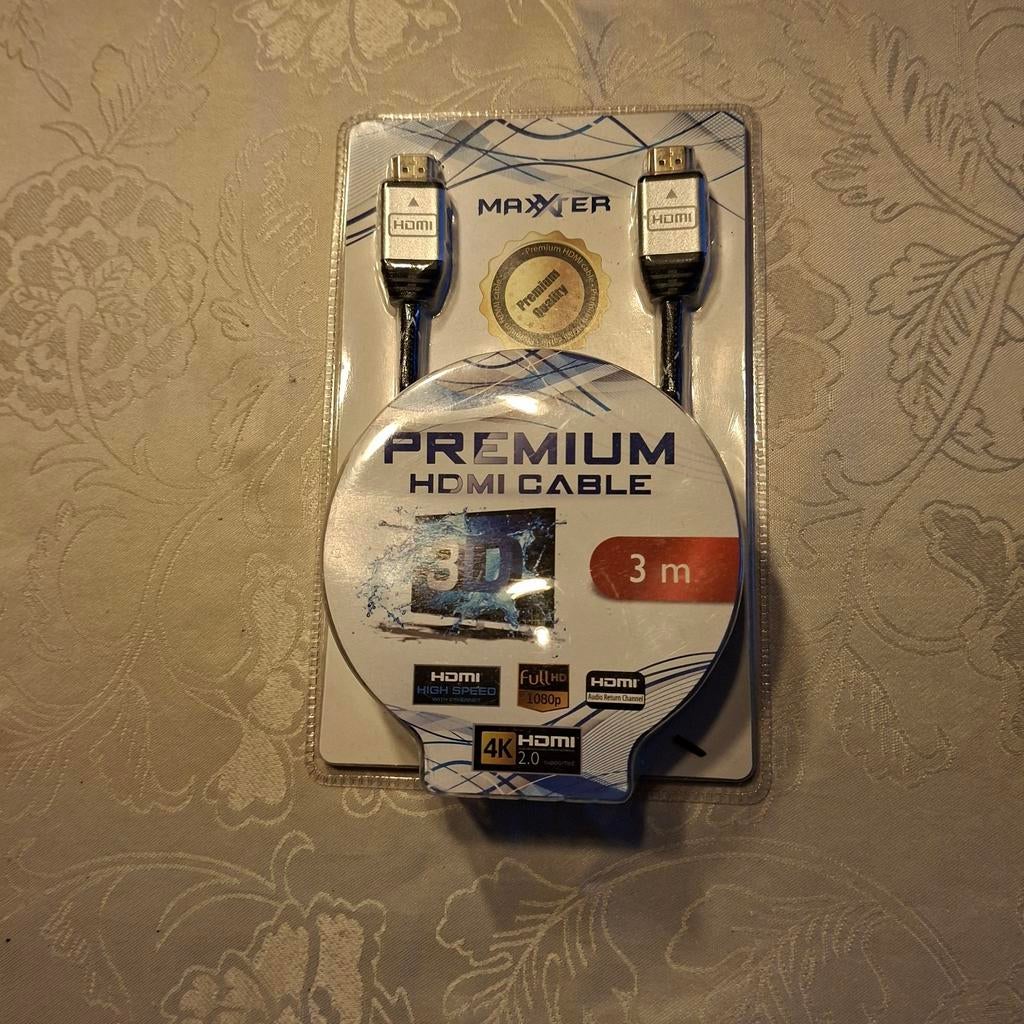 HDMI kabel, Audio, Tv en Foto, Audiokabels en Televisiekabels, Ophalen, Nieuw, 2 tot 5 meter, HDMI-kabel