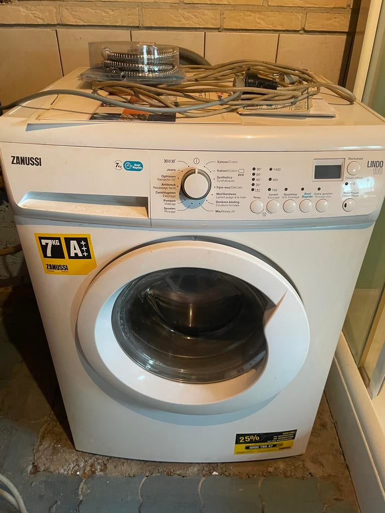 Zanussi Lindo 100 wasmachine, Ophalen, Zo goed als nieuw