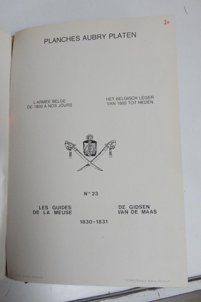 Planche Robert Aubry, Collections, Enlèvement ou Envoi, Armée de terre, Livre ou Revue