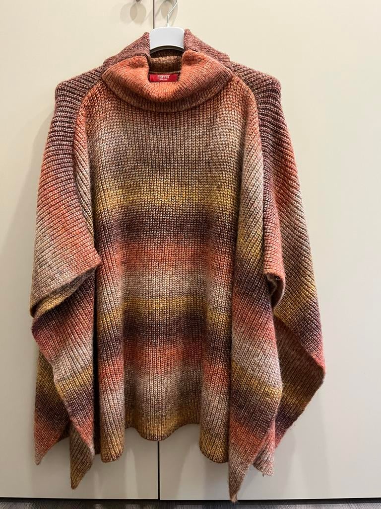 Poncho Esprit - Maat M, Maat 38/40 (M), Bruin, Nieuw, Ophalen of Verzenden