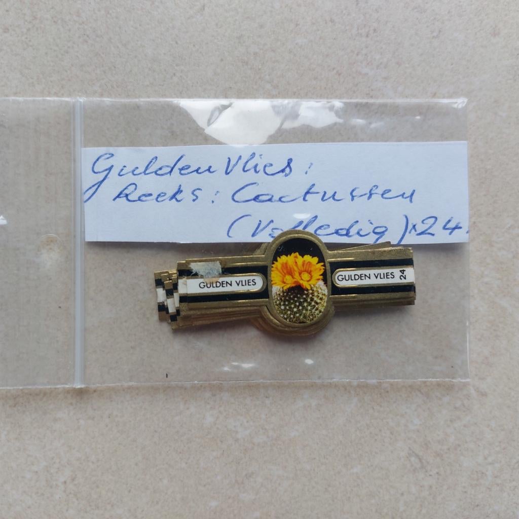 Reeks sigarenbandjes Gulden Vlies, Ophalen of Verzenden, Sigarenbandjes