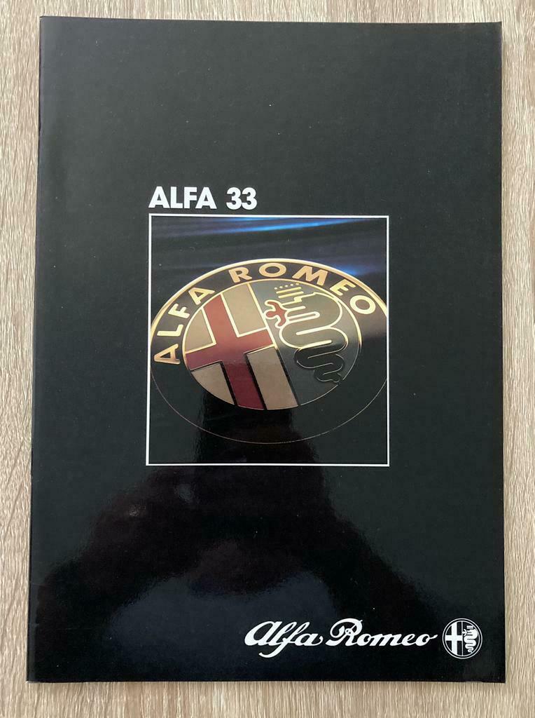 Brochure Alfa Romeo 33 Serie 1, Ophalen of Verzenden, Nieuw, Alfa Romeo