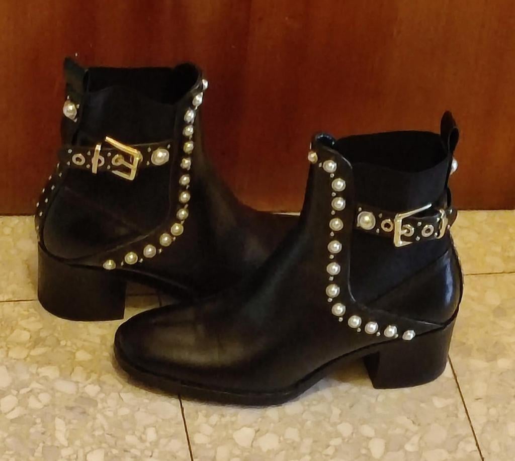 Bottines pointure 36, Enlèvement ou Envoi, Zara, Comme neuf, Boots et Botinnes