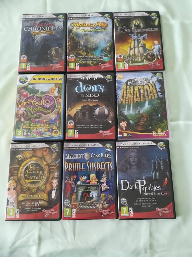 Pc games Big Fish, Ophalen of Verzenden, Zo goed als nieuw