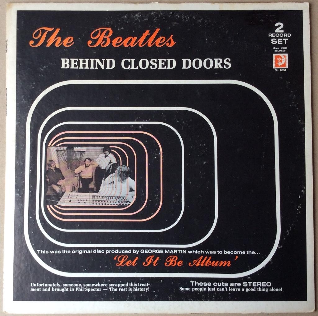 Beatles "Behind closed doors" 2 Record set, Envoi, Utilisé, 12 pouces, Pop rock
