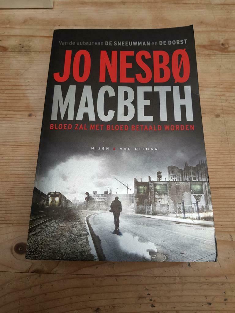 Jo Nesbø Macbeth 2018 1e druk bloed zal met bloed betaald w, Utilisé, Jo nesbo, Scandinavie, Enlèvement ou Envoi