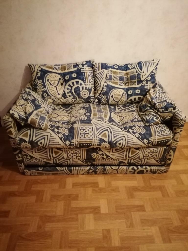 Sofabed voor 2 personen, Ophalen, Overige materialen, Gebruikt, Tweepersoons