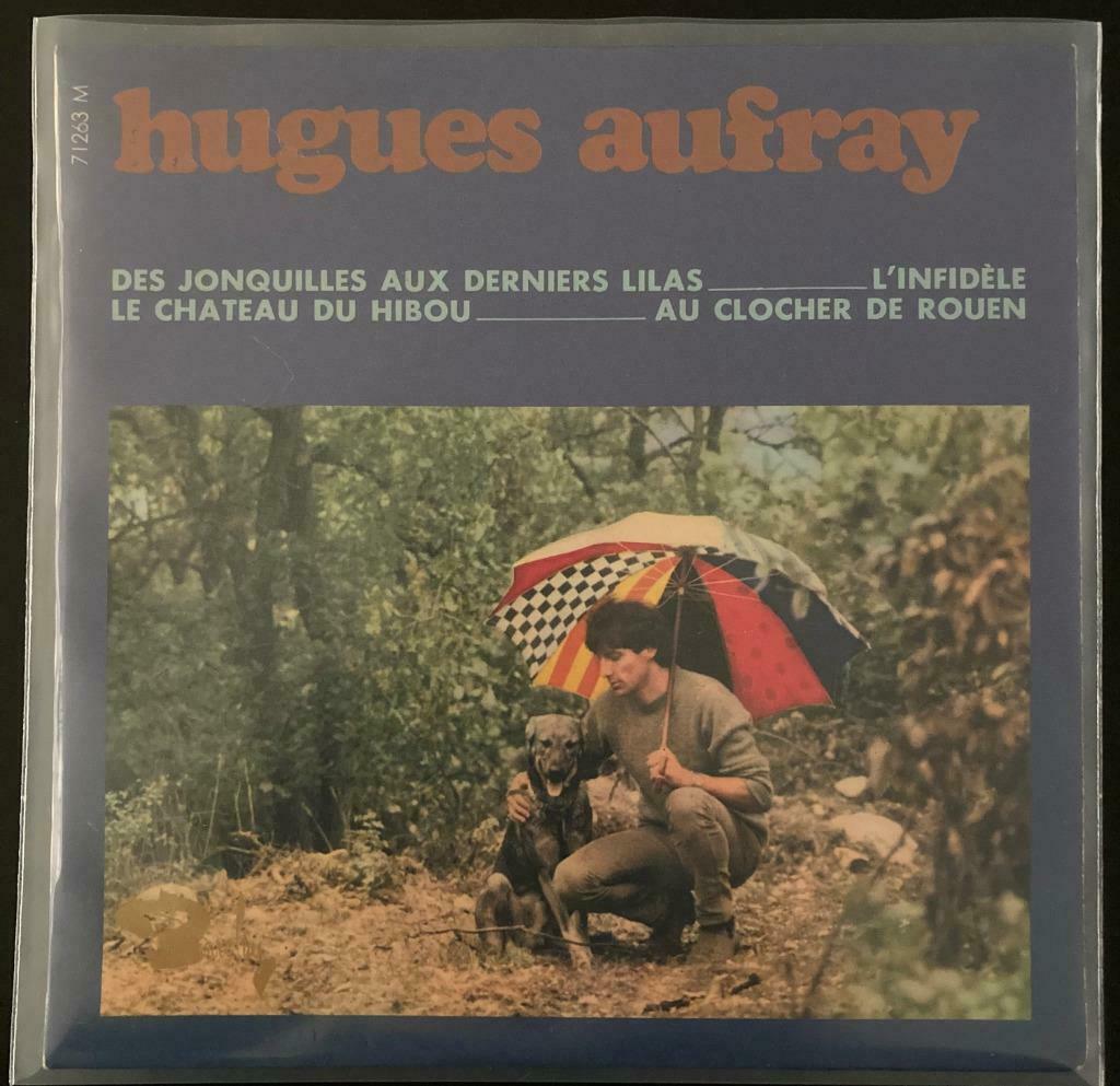 7" EP Hugues Aufray - Des Jonquilles Aux Derniers Lilas VG+, Verzenden, Gebruikt, Pop