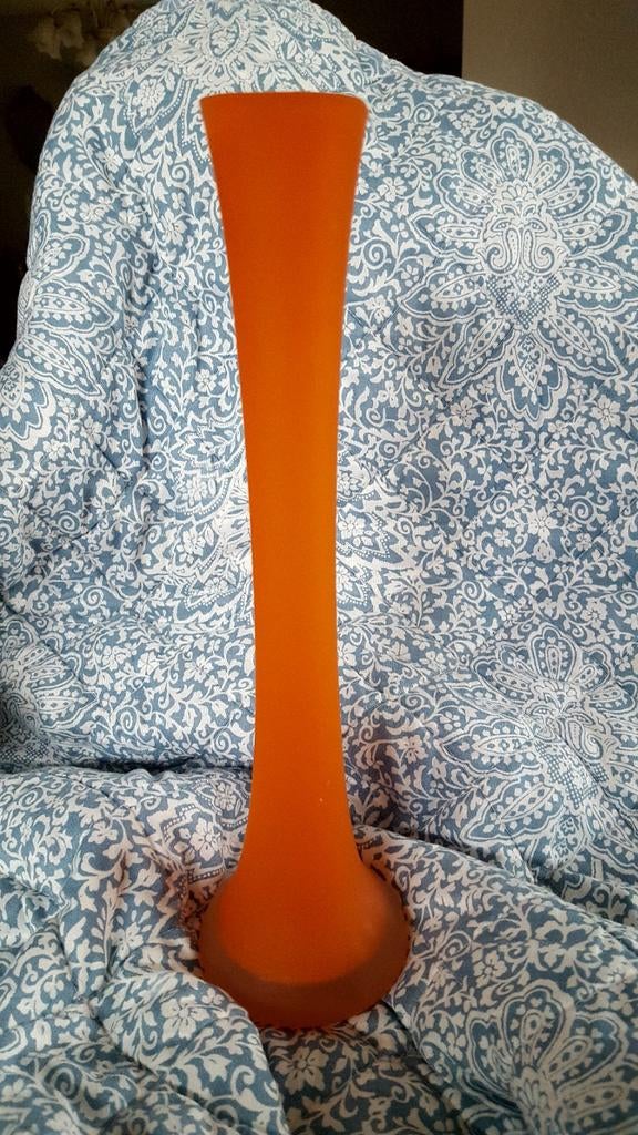 Ravissant soliflore orange vintage, Enlèvement ou Envoi, Comme neuf, Orange