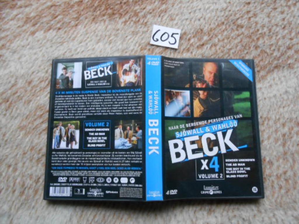 DVD Beck - Sjöwall & Wahlöö X4 volume 2 met 4 DVD, Vanaf 16 jaar, Boxset, Actiethriller, Ophalen of Verzenden