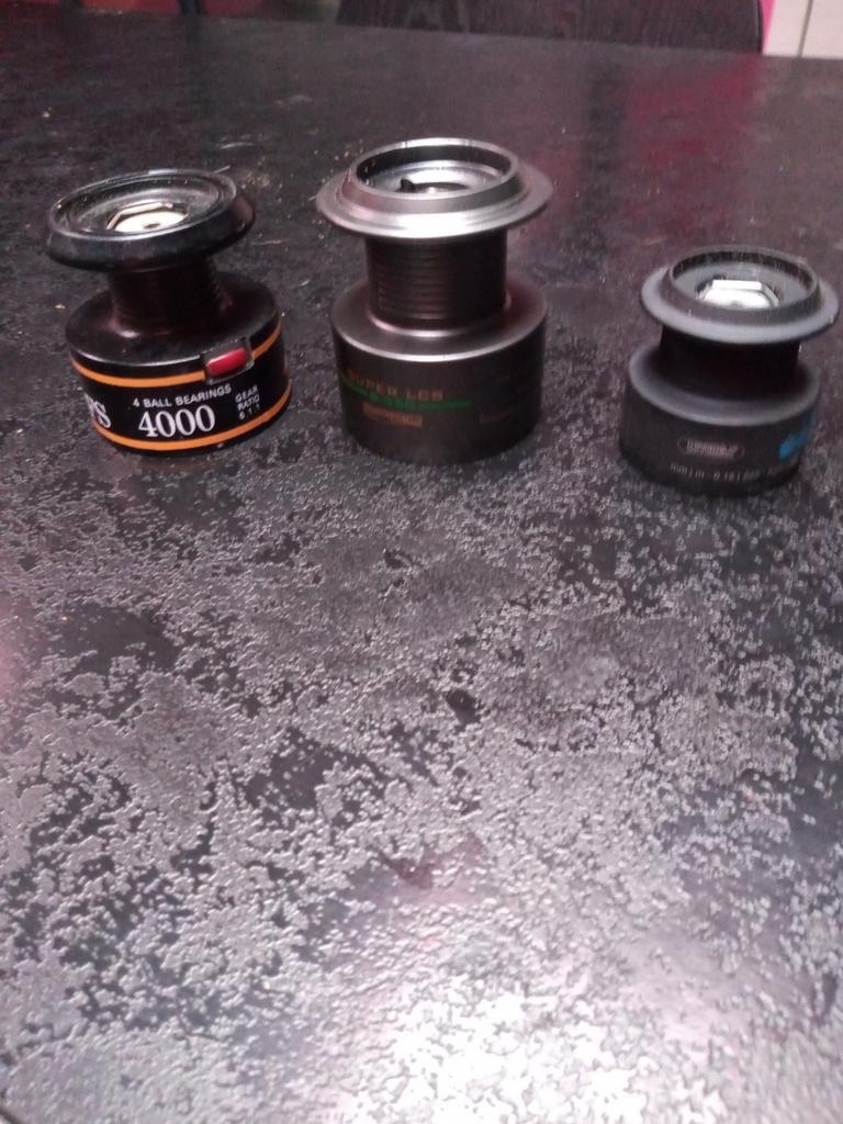 Diverse spoelen voor vishaspels, Molen