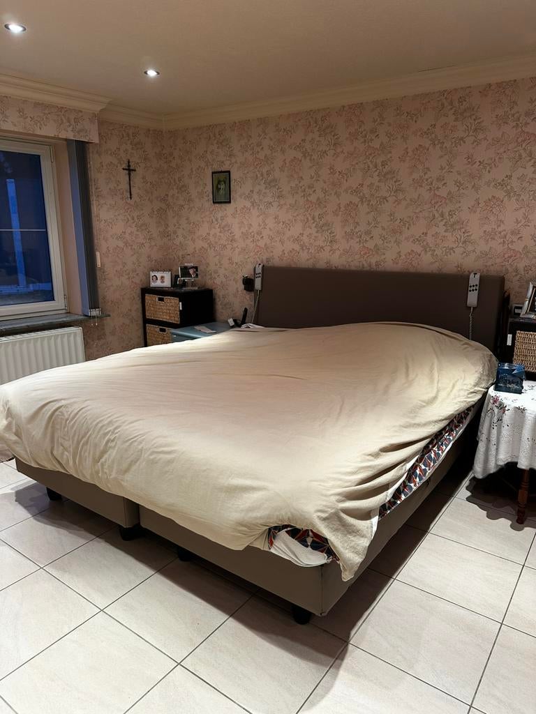 Electrische boxspring, Ophalen, Gebruikt, Tweepersoons, 180 cm