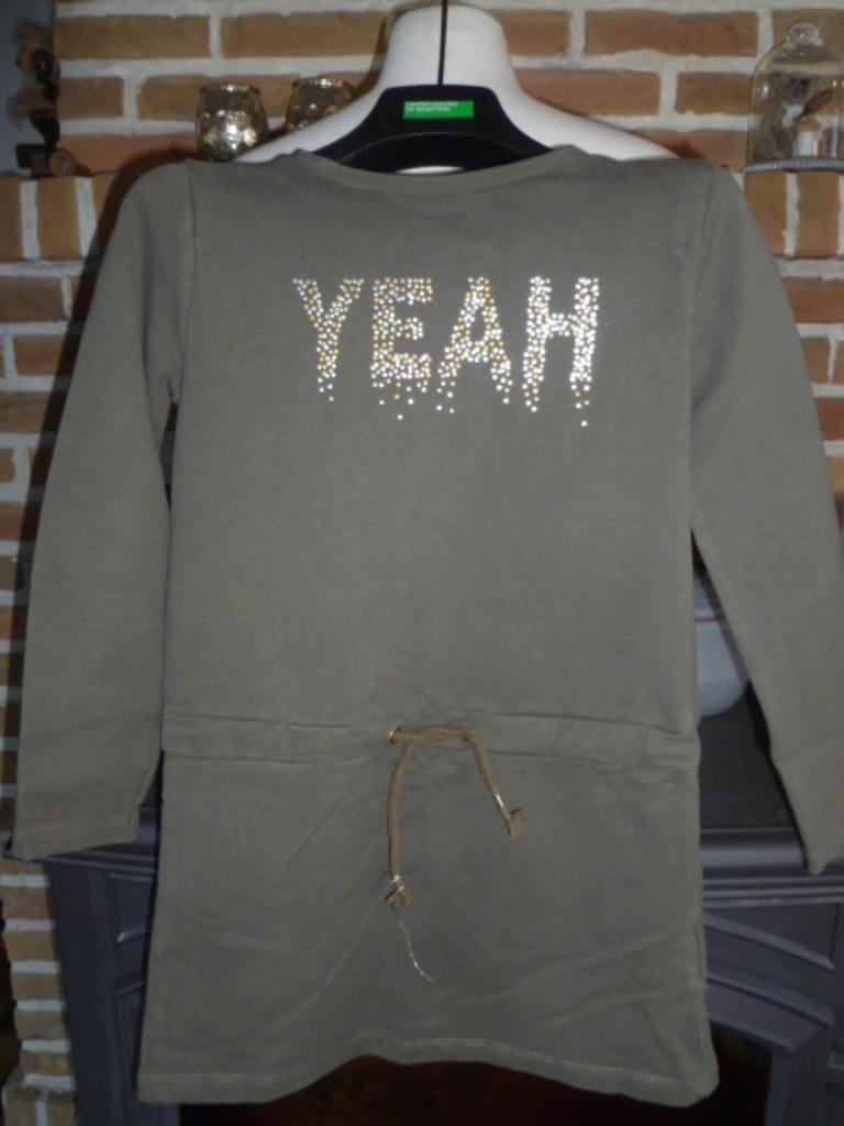 jurk meisje , lange mouwen. maat 134. frizzle, Enlèvement ou Envoi, Frizzle by Bel & Bo, Fille
