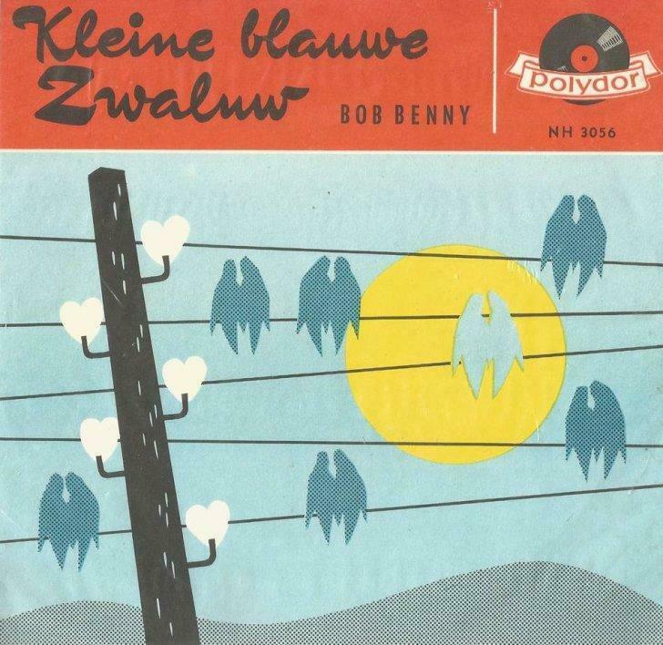 Bob Benny – Kleine blauwe zwaluw – Single, Enlèvement ou Envoi, Utilisé