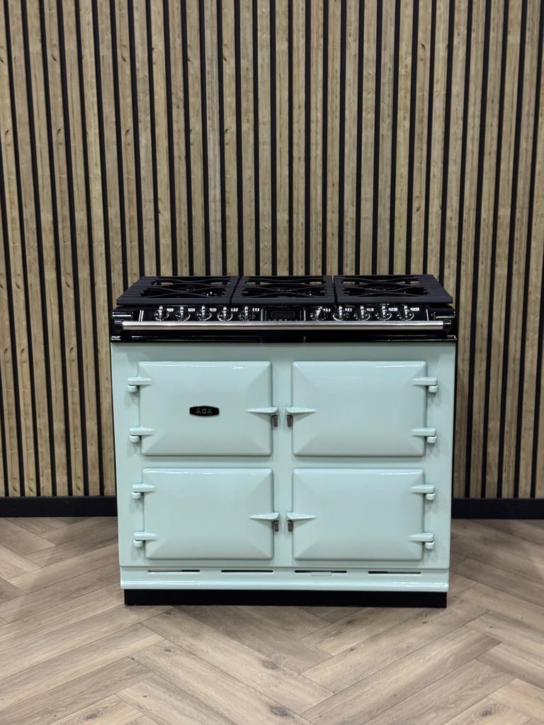 Prachtig Fornuis AGA Six Four Babyblauw 4 Ovens!