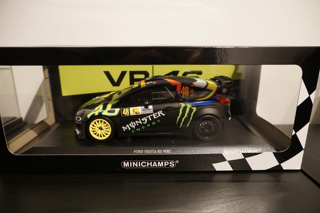 Ford Fiesta RS WRC 2012 Valentino Rossi 1/18 Minichamps, Hobby en Vrije tijd, Ophalen of Verzenden, Nieuw, Auto, MiniChamps