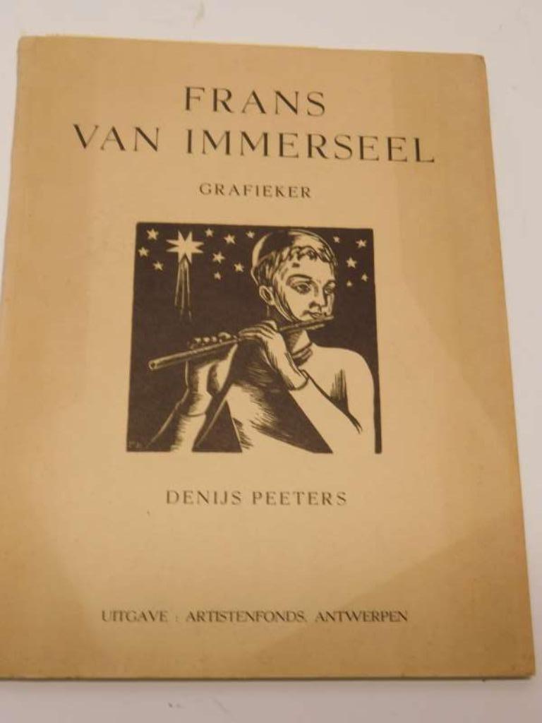 Frans Van Immerseel grafieker denijs peeters, Ophalen of Verzenden, Gelezen