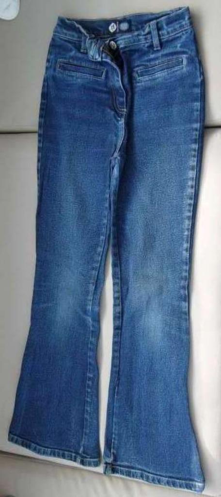 jeansbroek, Broek, Meisje, Ophalen of Verzenden, Zo goed als nieuw