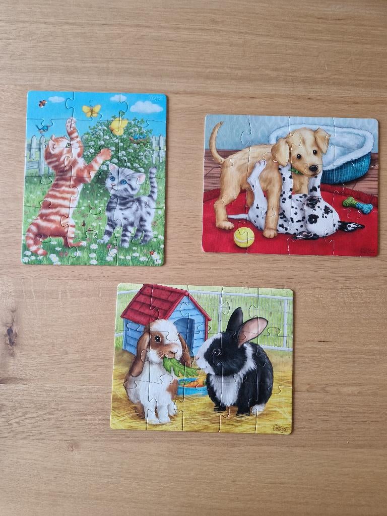 haba puzzel huisdieren, Ophalen