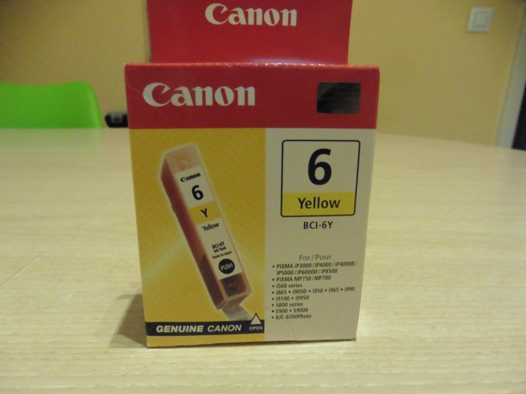 1  inktcartridge  BCI-6Y, Ophalen of Verzenden, Nieuw, Cartridge, Canon