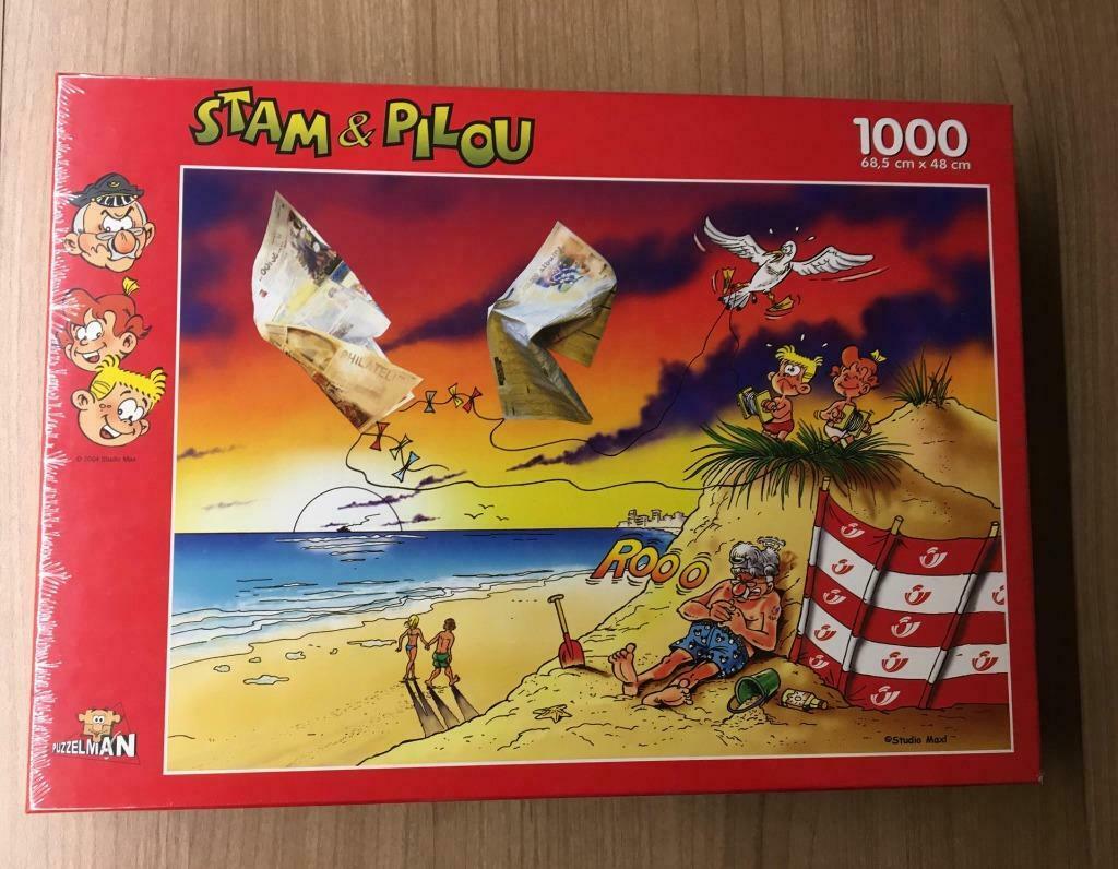 Puzzel Stam & Pilou, Enlèvement ou Envoi, Plus de 50 pièces, Neuf, 6 ans ou plus