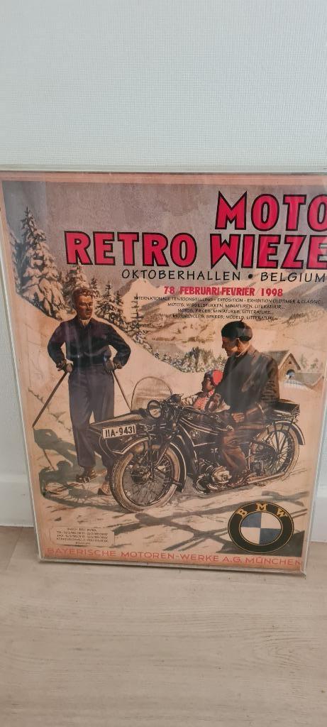 affiche moto retro wieze 1998 bmw, Ophalen