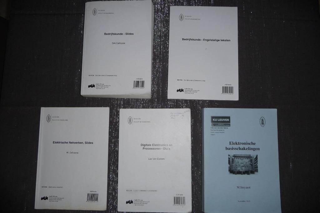 Studieboeken en cursussen – KUL – informatica., Boeken, Studieboeken en Cursussen, Ophalen of Verzenden, Gelezen, Hoger Onderwijs