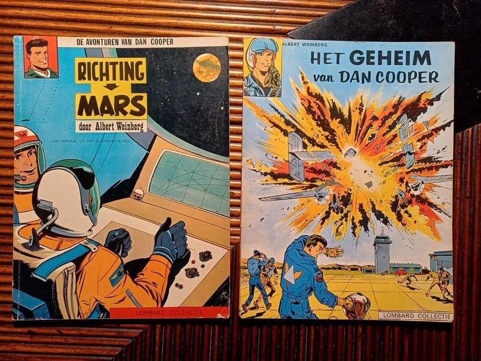 Lot oude Dan Cooper stripboeken - oorlogsstrips, Plusieurs BD, Enlèvement ou Envoi, Utilisé, Albert Weinberg