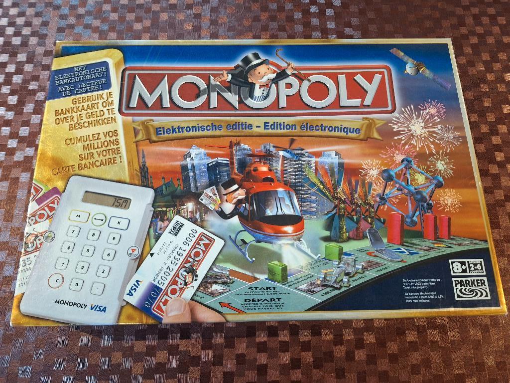 Édition électronique Monopoly, Trois ou quatre joueurs, Enlèvement ou Envoi, Comme neuf, Parker