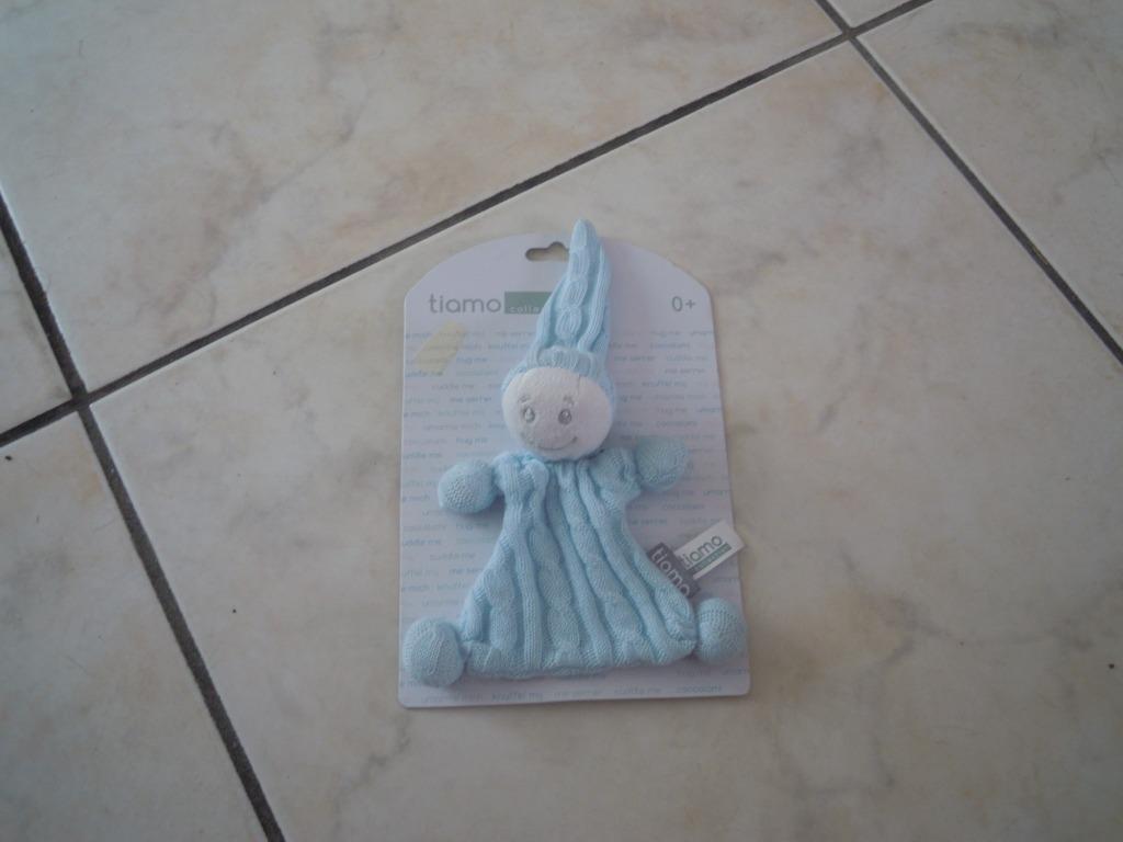 knuffeldoekje tiamo popje  nieuw op karton (doos juni2024, Kinderen en Baby's, Speelgoed | Knuffels en Pluche, Ophalen of Verzenden